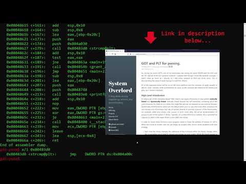 Exploit Development | Format Strings Series 4/6 - Rewriting the GOT table