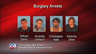 Four People Arrested for Burglary