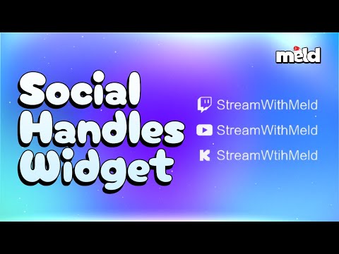 Add Your Social Handles to Your Stream - No Download