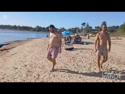 🐶🏍 La Barra hermosa... pero mirá este detalle en la playa.