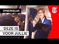 Hartverwarmend! KLM-stewardess zingt afscheidslied