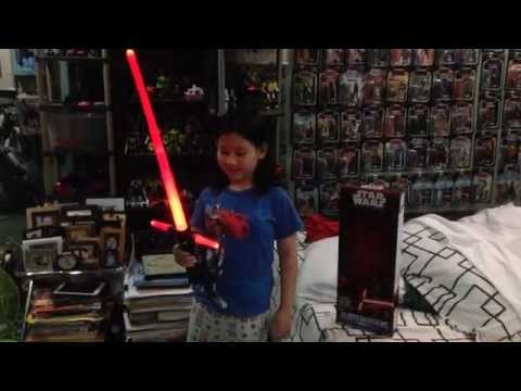 Star Wars Kylo Ren Lightsaber Bladebuilders The Force Awakens Review