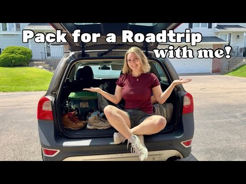 How I pack for a Roadtrip! Roadtrip Essentials, Tips, + Packing