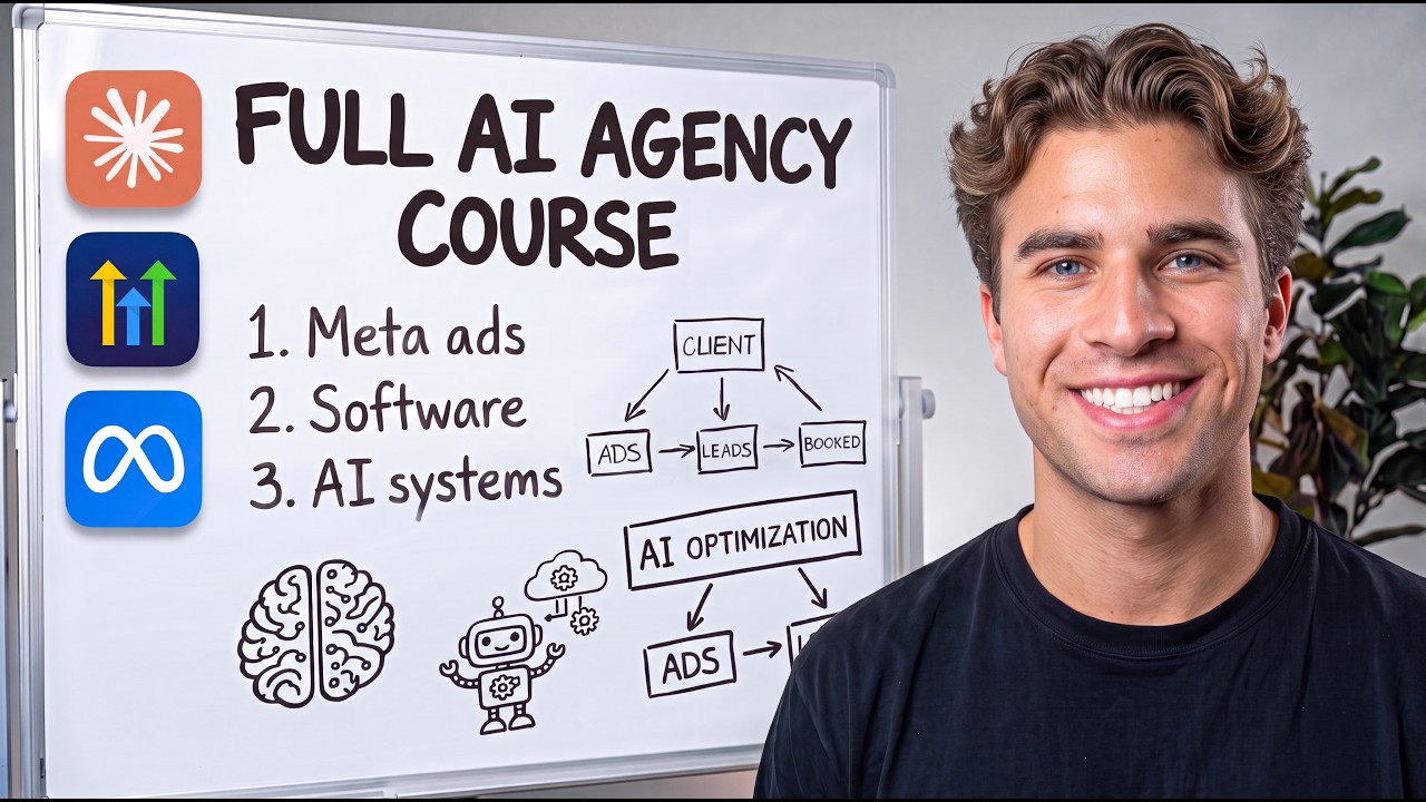 YouTube: AI AGENCY FULL COURSE 20 HOURS