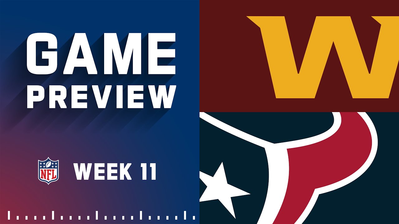 Washington Commanders vs. Houston Texans | 2022 Week 11 Game Preview