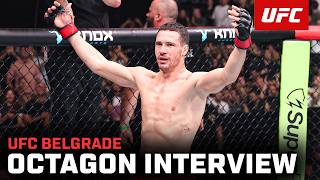 Borislav Nikolić Octagon Interview | UFC Belgrade