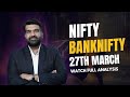 Market Update With Nikhil 26 03 2025 Tariffwar Donaldtrump Nifty Banknifty