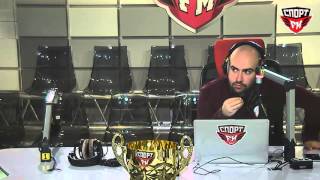 100% Футбола 18.02.2016. Тема - матчи Лиги Чемпионов и Лиги Европы.