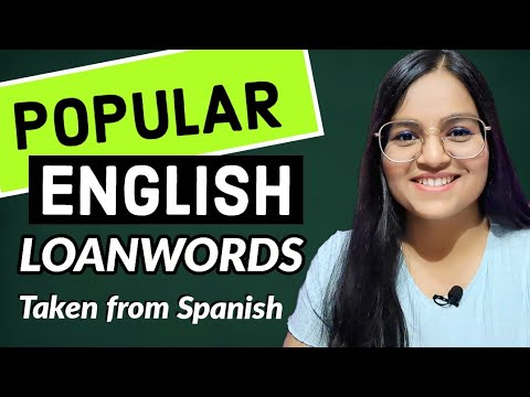 POPULAR ENGLISH words that you must know | Borrowed from Spanish
