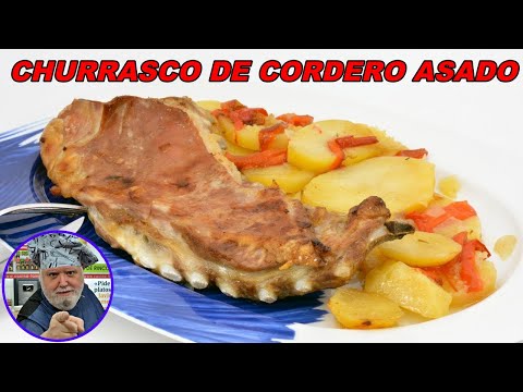 Churrasco de cordero al horno con patatas "ESPECTACULAR"