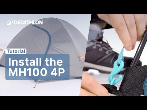 TUTORIAL - How to install the MH100 4P ? | Decathlon_QUECHUA