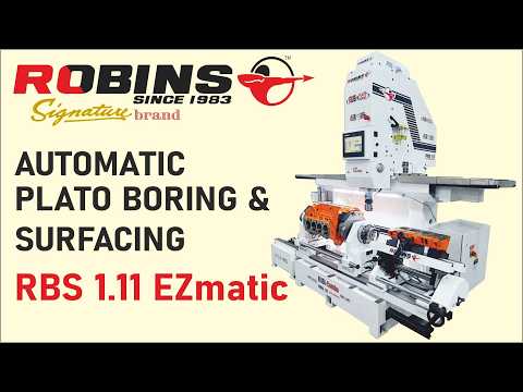 ROBINS AUTOMATIC PLATO BORING & SURFACING RBS 1.11 EZmatic