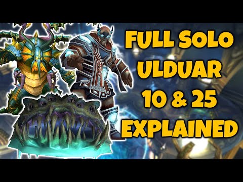 FULL Ulduar Solo EXPLAINED | 10 & 25 (Hunter PoV) [MoP Classic]