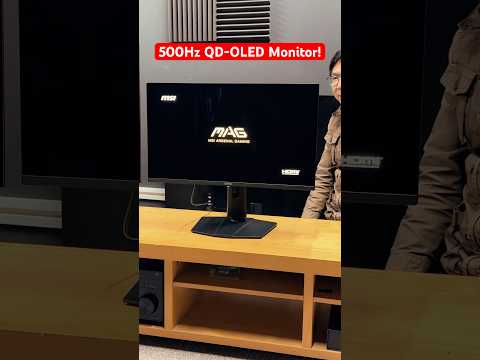 27" 500Hz QD-OLED Monitor Unboxing