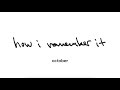 how i remember it, episode 9: heaven