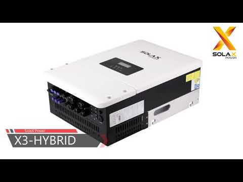 Solax Power  X3 Hybrid  - Visión externa del inversor híbrido