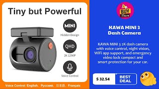 KAWA MINI 3 Dash Camera