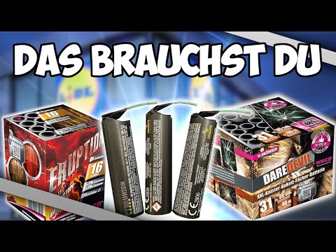 DIESE 10 FEUERWERK ARTIKEL BRAUCHST DU FÜR SILVESTER! 🔥