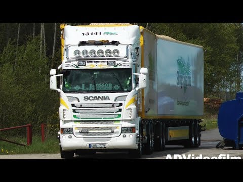 Scania Wood Chip Truck 60 ton Strängnäs 2012