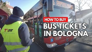 How to Buy a BUS TICKET in BOLOGNA and AVOID a €100 FINE!