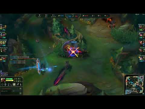 Zed 1v5 in EUW High Elo vs Noway4u