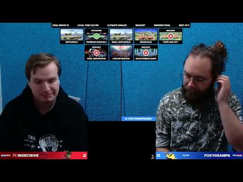 U.MINOR 15 - FoxyGrampa (Pac-Man) Vs. indecisive (Snake) - Winners Finals - SSBU