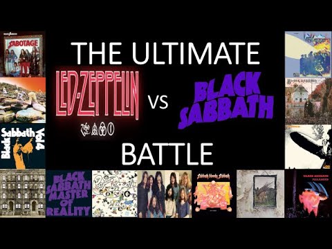 Led Zeppelin vs Black Sabbath Battle
