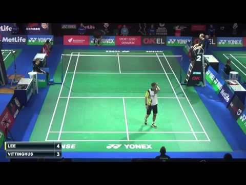 Denmark Open 2015 * R32 * MS * Hans Kristian VITTINGHUS vs LEE Dong Keun