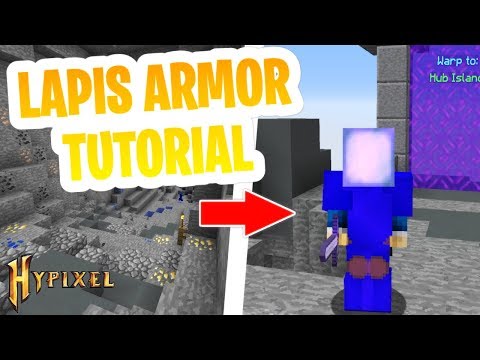 Hypixel Skyblock Tutorial - How To Get Lapis Armour ...