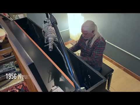 Recording piano with Coles 4038 and Neumann U47