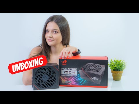 ASUS ROG STRIX 750w 80+ Gold PSU | Unboxing