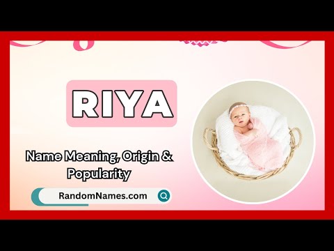 Riya - Baby Girl Name Meaning, Origin & Popularity - RandomNames.com