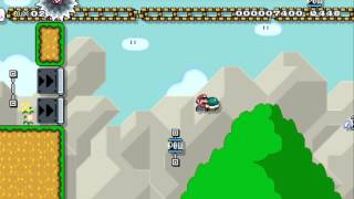 Super Mario Maker - Pit of Panga: POW-a-Panga beaten
