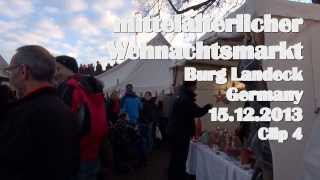 preview picture of video 'mittelalterlicher Weihnachtsmarkt Burg Landeck Südpfalz Germany 15.12.2013 T4/7'