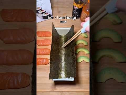 her favorite roll ❤️ #sushi #food