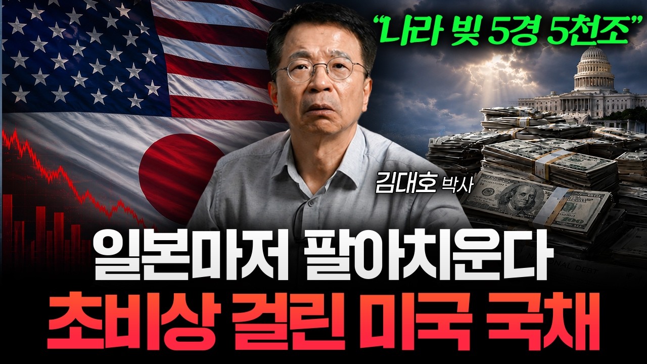 "믿었던 일본마저..." 미국 국채 금리 붕괴 시나리오 (김대호 박사 1부)