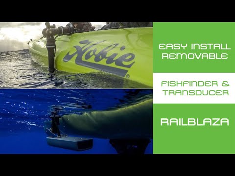Easy Install & Removable Fishfinder & Transducer Option For Kayaks