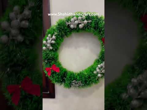 Christmas Wreath  Manufacturer And Supplier From Moradabad