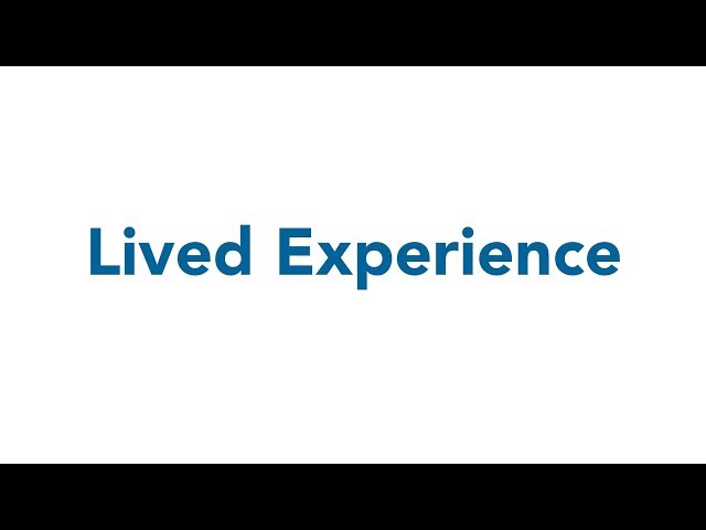 Lived Experience - Cheryl Meyer