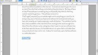 LibreOffice-Writer (34) Inserting Hyperlinks and creating a PDF with Hyperlinks