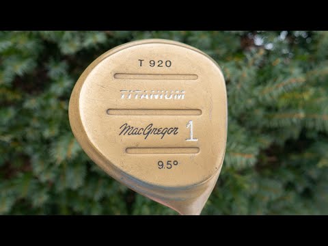 1992 MacGregor T 920 Titanium Driver - The Vintage Golfer