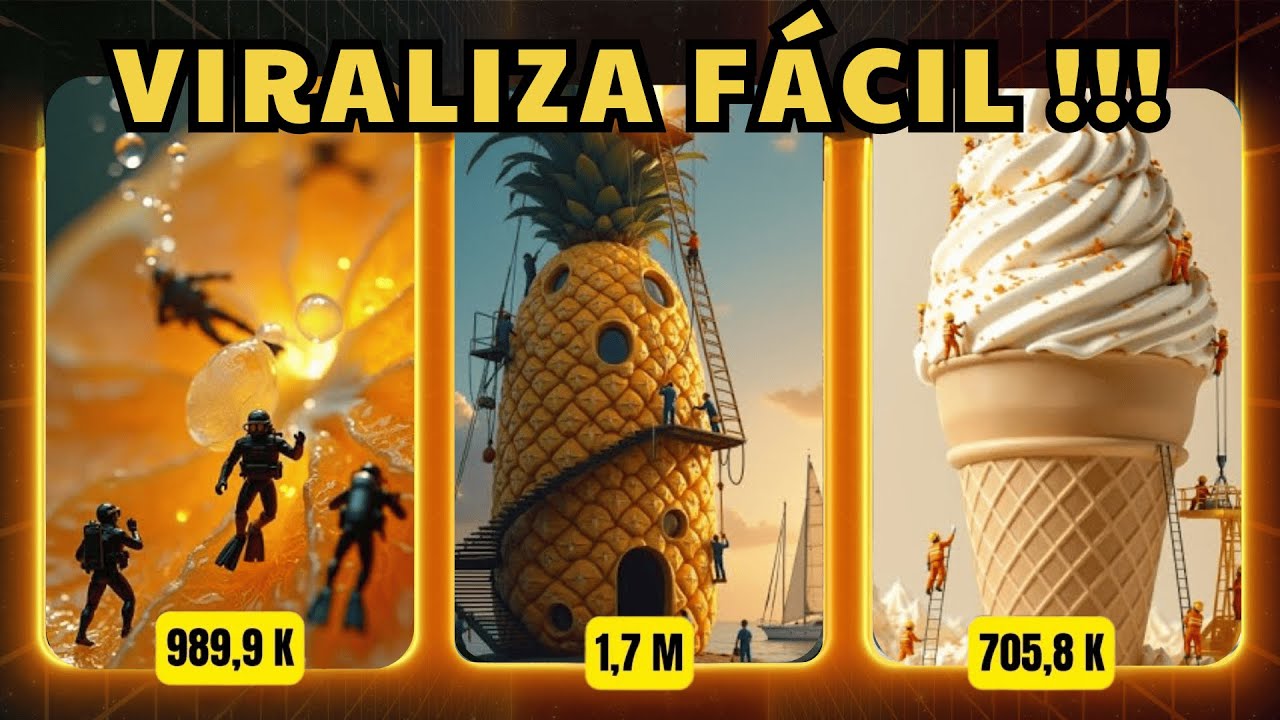 Como Eu Crio Shorts VIRAIS De MINI TRABALHADORES com IA🔥 (400$Dia)