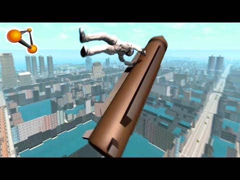 ROCKET Ride Crashes #6 - Beamng Drive