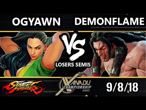 XCS FGC SFV - THG | ogyawn (Laura) Vs.  Demonflame (Necalli) Street Fighter V Losers Semis