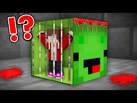 JJ Caught Into Jail of SCARY MIKEY Escaping Jailbreak in Minecraft Challenge Maizen JJ and Mikey