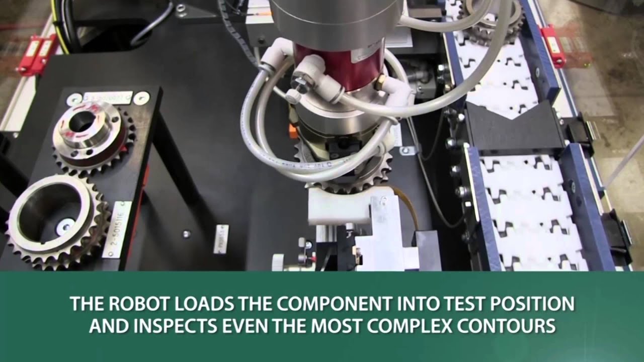 Vision Inspection System - Robotic Testing and Inspection Stations with FANUC Robot - FOERSTER