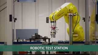 Vision Inspection System - Robotic Testing and Inspection Stations with FANUC Robot - FOERSTER