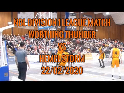 Worthing Thunder vs Hemel Storm - 22/02/2020 - NBL Division 1 League Match