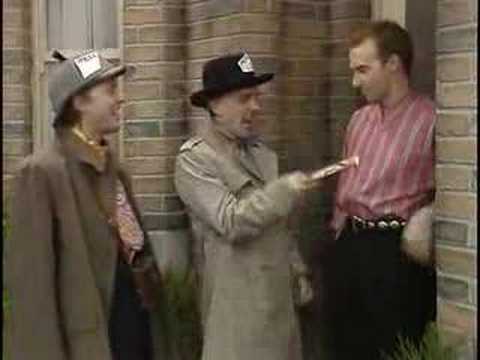 Rick Mayall, Ade Edmonson and Midge Ure