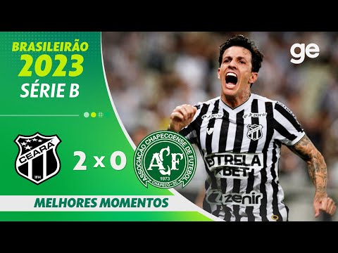 Gols e lances de Ceará x Chapecoense